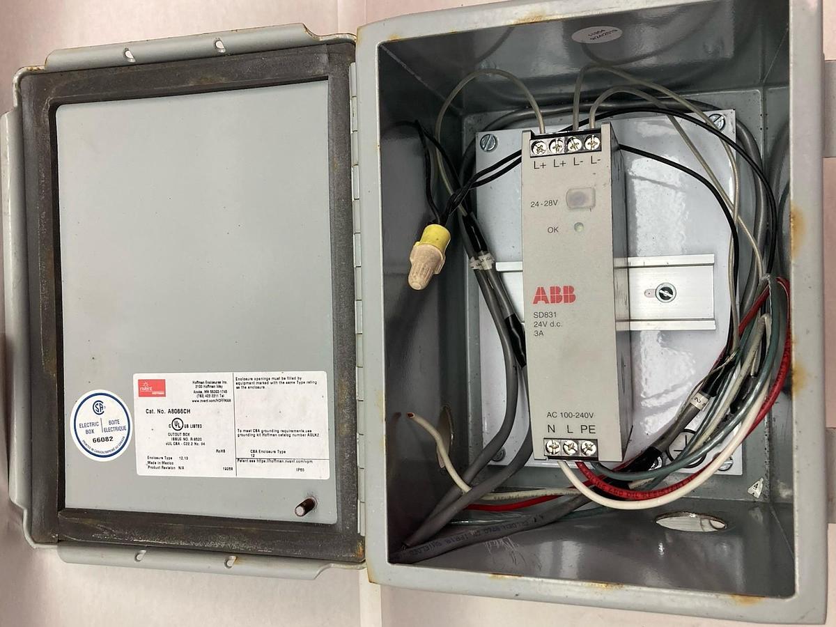 Used Hoffman,A8066CH,Continuous Hinge Enclosure Clamps Type 12