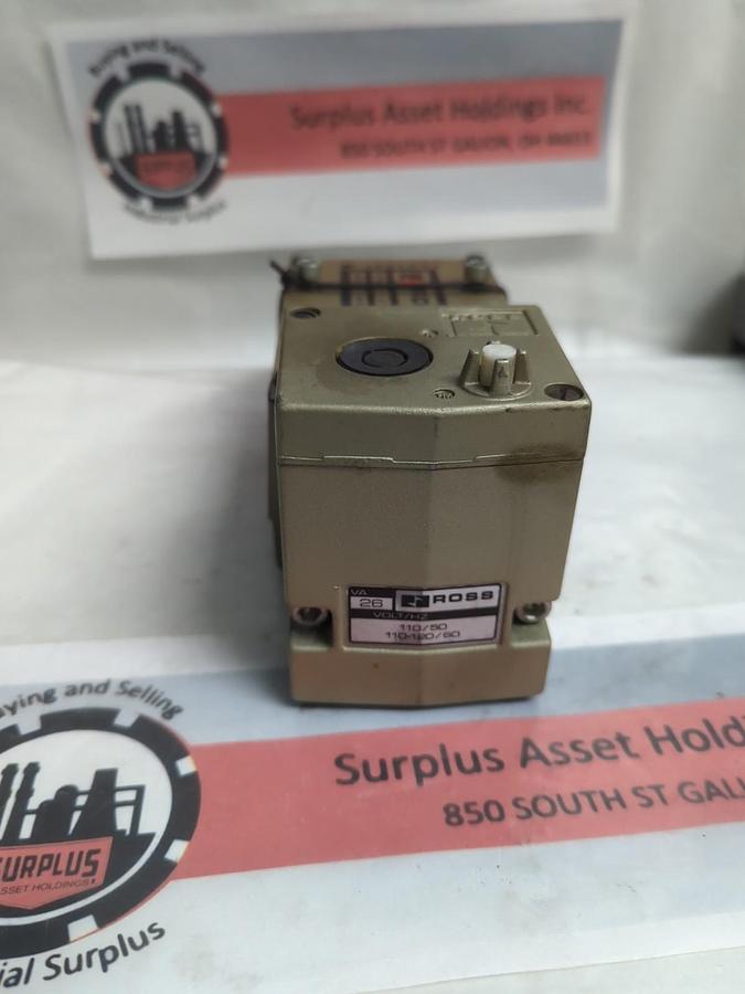 Used ROSS,W7476B4331,SOLENOID VALVE 2-10BAR PRE-OWNED