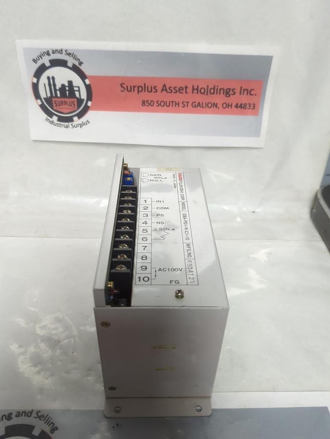 Used NACHI FUJIKOSHI,EBA-PD1-N-C1-10,MULTI-FUNCTION POWER AMPLIFIER PRE-OWNED
