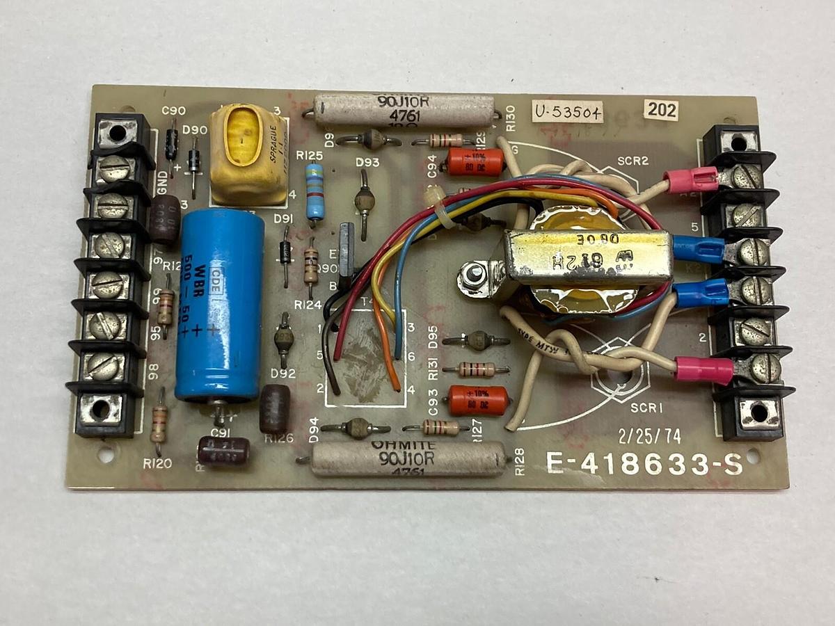 Used Asea Brown,E-418633-S,PC Board