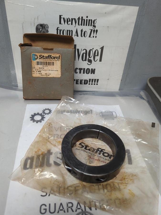 STAFFORD,8L215,LOW PROFILE 2-PC CLAMP COLLAR 2-15/16 INCH NOS