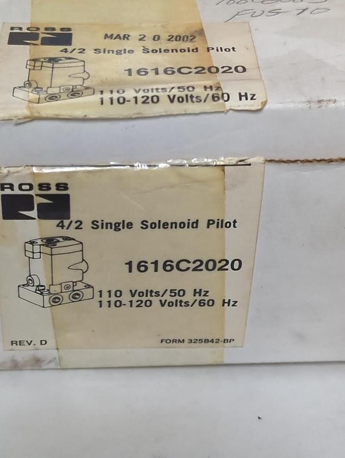 ROSS,1616C2020,4/2 SINGLE SOLENOID PILOT NOS