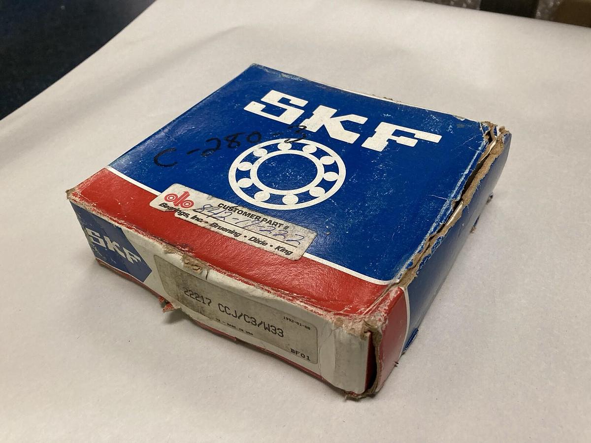 Used SKF,22217 CCJ/C3/W33,Spherical Roller Bearing