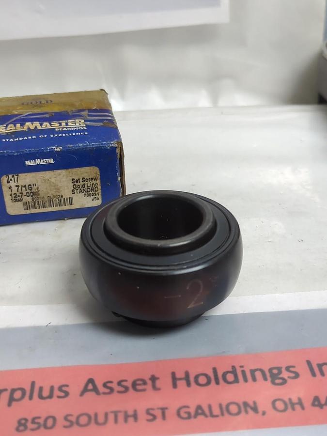 SEALMASTER,2-17,INSERT BEARING 1-7/16 INCH BORE NOS