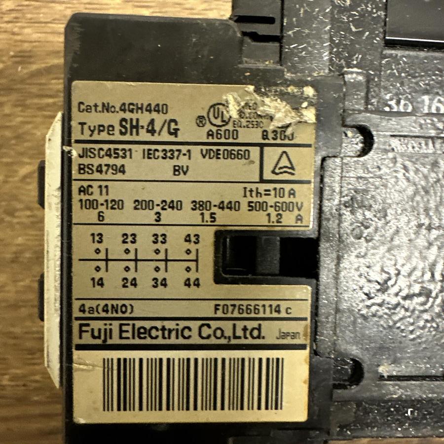 Used Fuji,SH-4/G,Contactor Relay