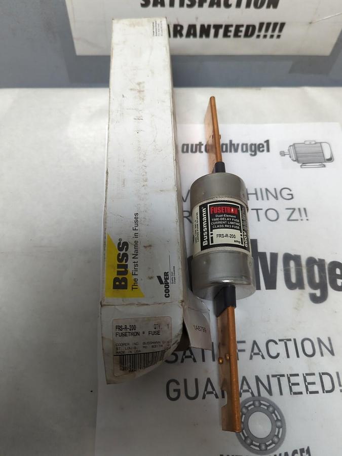 COOPER BUSSMANN,FRS-R-200,FUSETRON 200 AMP FUSE NOS