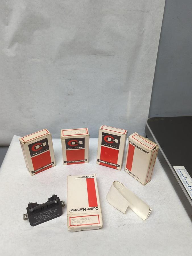 CUTLER-HAMMER,10933H1A,AUXILIARY CONTACTS FOR SIZE 0 & 1 LOT OF 5 NOS