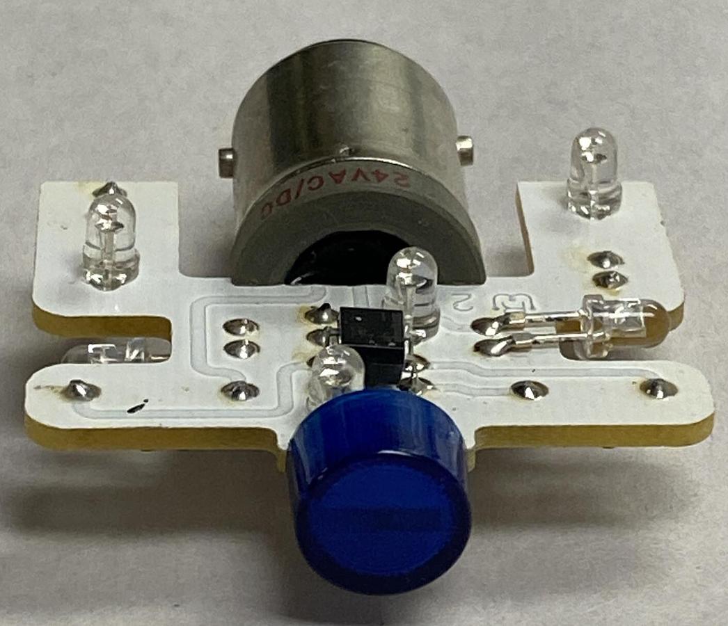 Allen-Bradley,855T-LL24B,Ser A LED Lamp Socket-Mount Blue 24VAC/DC