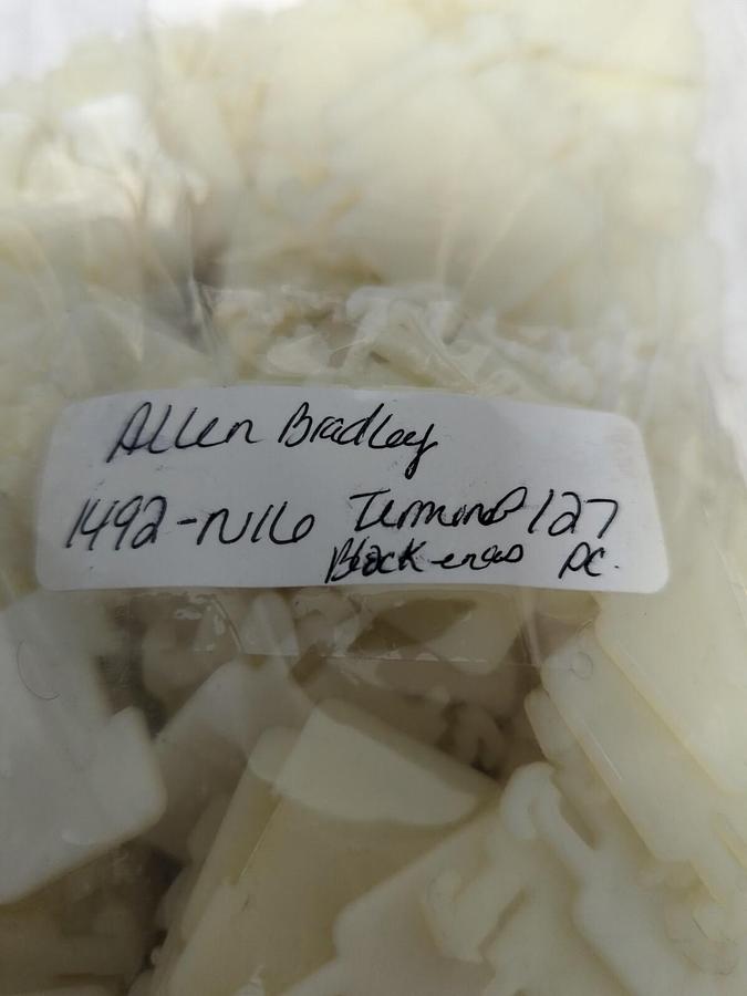 ALLEN BRADLEY,1492-N16,TERMINAL BLOCK END SECTION LOT OF 127 NOS