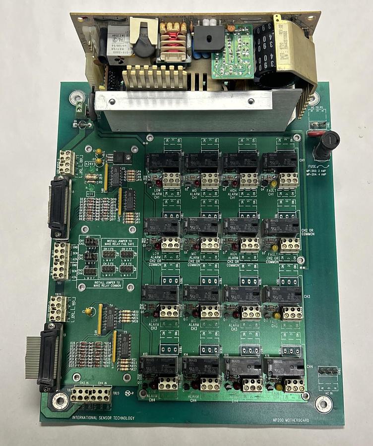 Used INTERNATIONAL SENSOR TECHNOLOGY,MP200,MOTHERBOARD