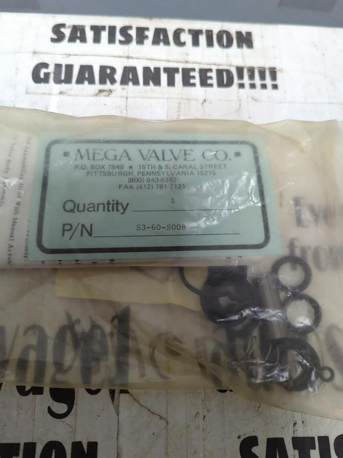 MEGA VALVE CO.,S3-60-S008,REPAIR KIT NEW