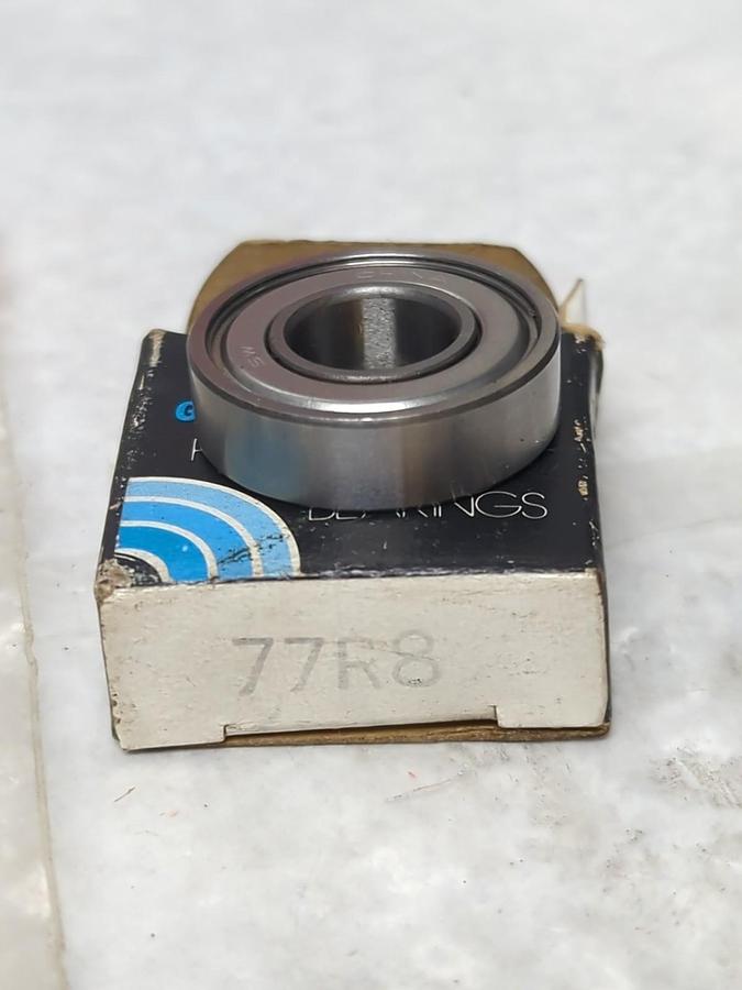 GENERAL BEARING,77R8,DEEP GROOVE BALL BEARING LOT OF 2 NOS