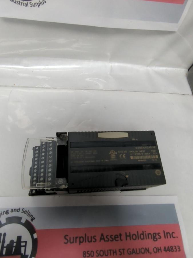 Used GE FANUC,IC200ALG240-HE,ANALOG INPUT MODULE PRE-OWNED