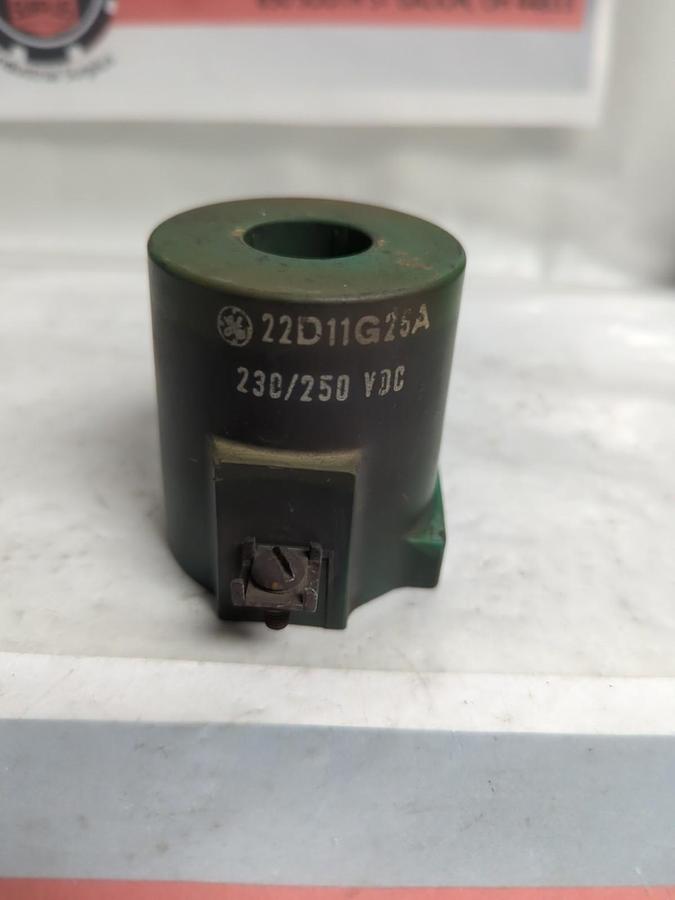Used GE,22D11G25A,OPERATING COIL 230/250VDC PRE-OWNED