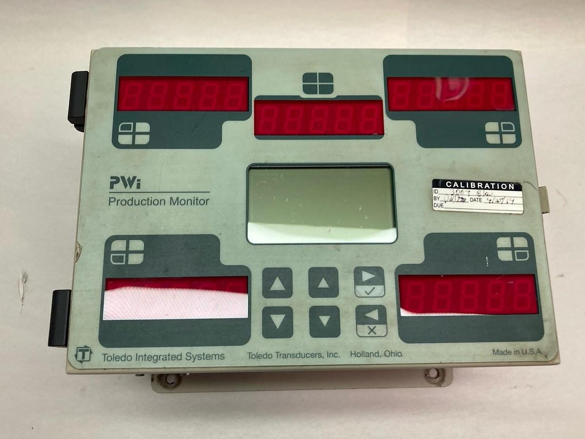 Used Toledo Integrated Systems,Model PW14,1-Phase Production Monitor 50-60Hz 0.5A
