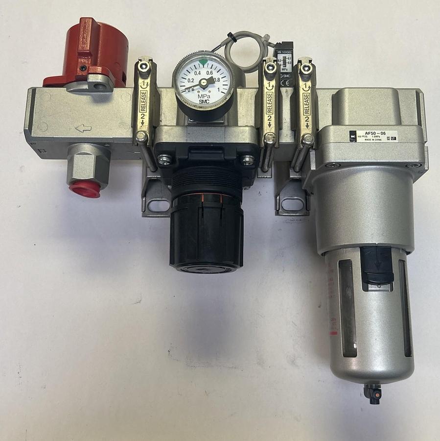 Used SMC,AF50-06,PNEUMATIC FILTER REGULATOR