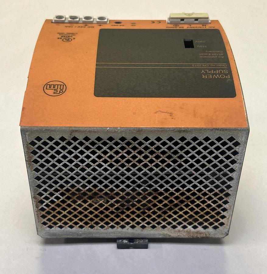 Used IFM EFECTOR,DN2013,POWER SUPPLY 10A 24VDC