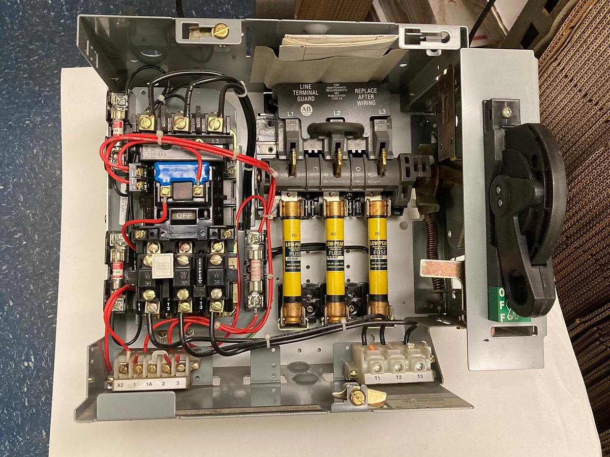 Used Allen-Bradley,2100 2112B,Size 1 Fused MCC 12 INCH Starter Bucket