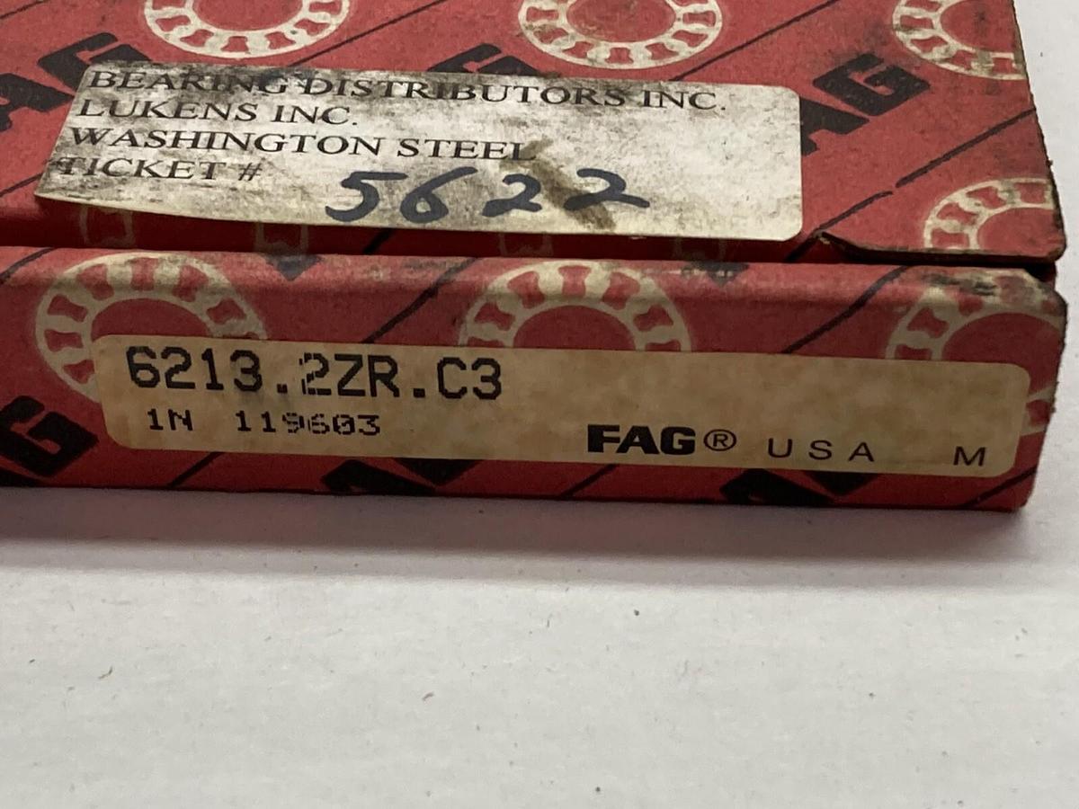 Fag,6213.2ZR.C3,Shielded Ball Bearing