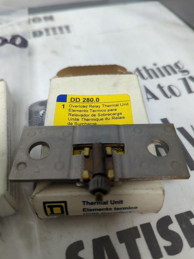 SQUARE D,DD 280.0,OVERLOAD RELAY THERMAL UNITS LOT OF 3 NOS