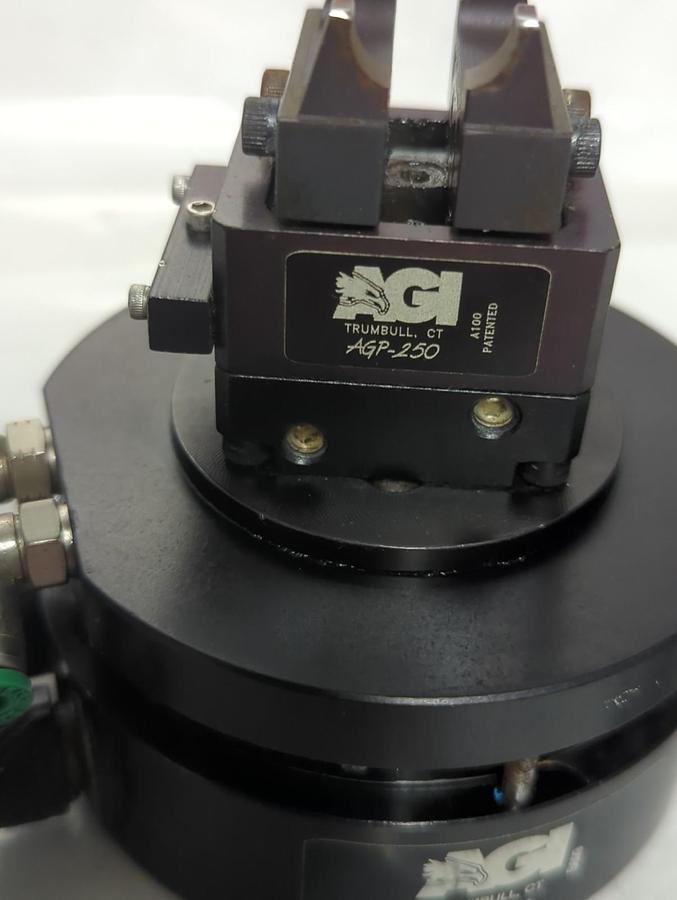 Used AGI,AGR-2,ROTARY ACTUATOR ASSY WITH AGP-250 GRIPPER PRE-OWNED