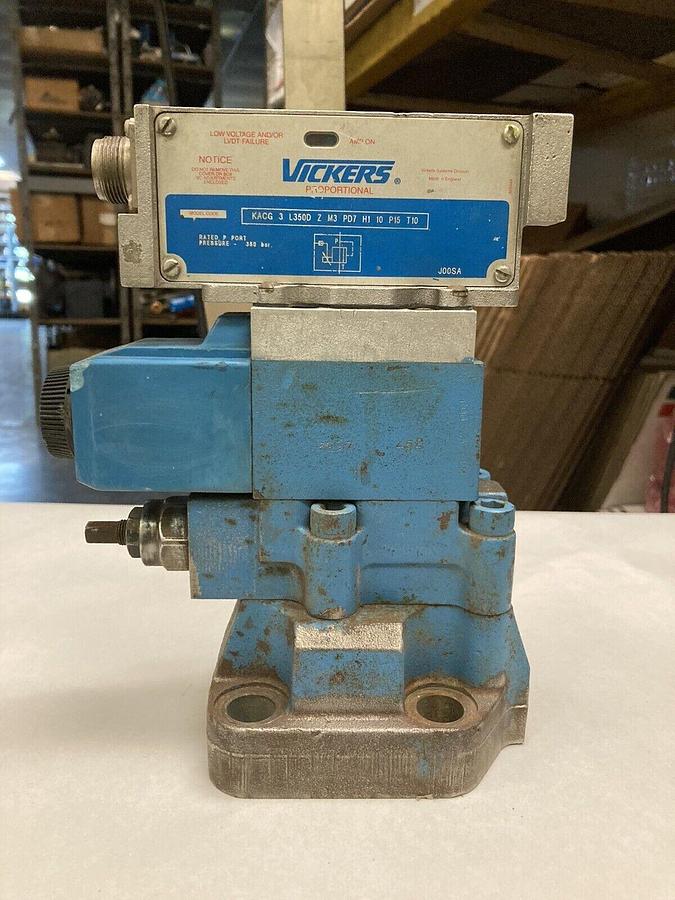 Used Vickers,KACG-3-L350D-Z-M3-PD7-H1-10-P15-T10,Proportional Relief Valve