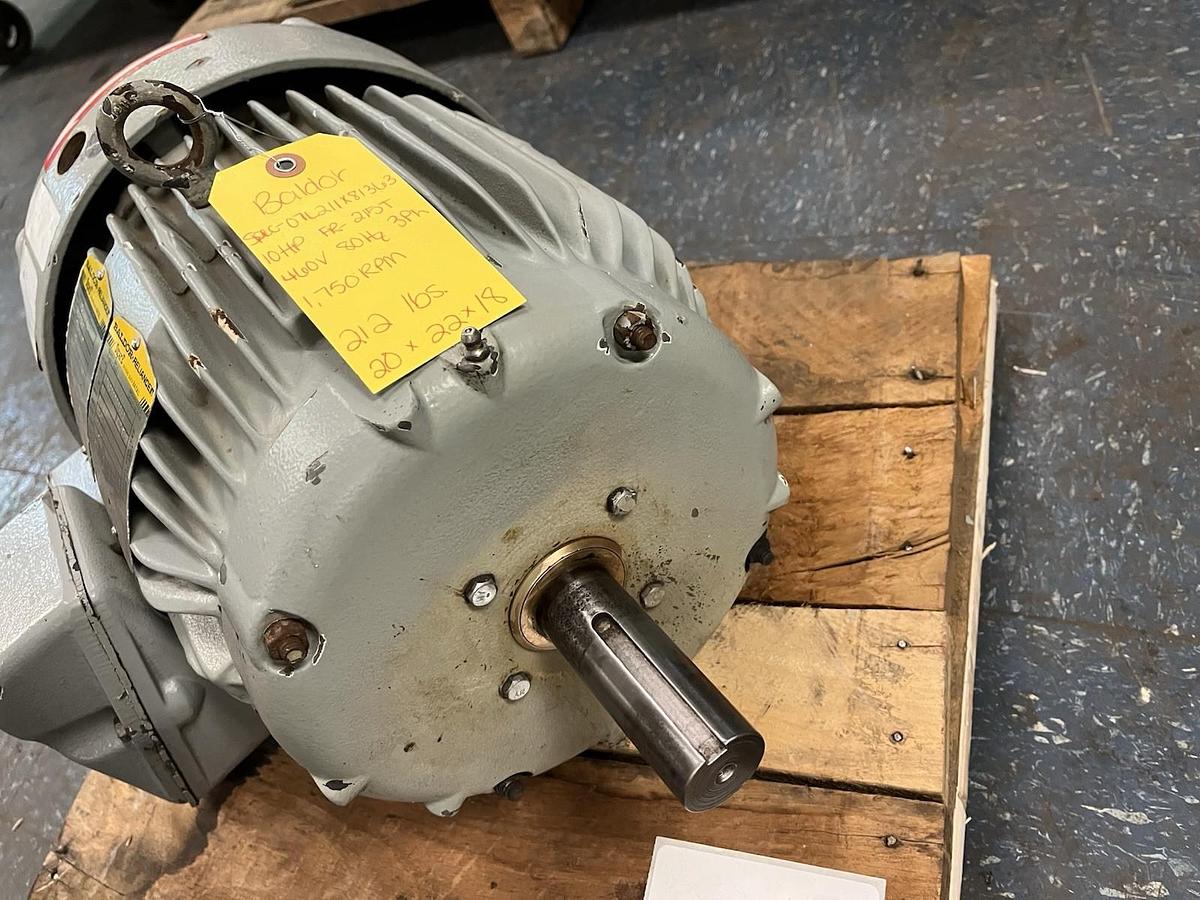 Used BALDOR,07L211X813C3, 841 SEVERE DUTY SUPER E MOTOR 10HP 1780RPM 3PH 460V 215T