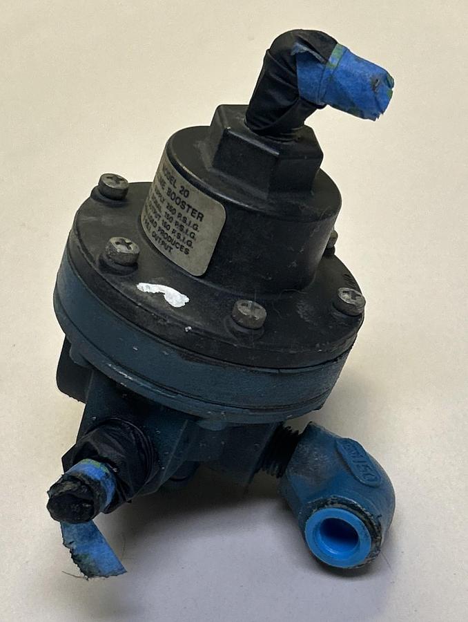 Used FAIRCHILD,MODEL 20,VOLUME BOOSTER 250 PSIG MAX SUPPLY