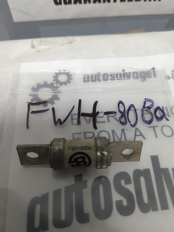 COOPER BUSSMANN,FWH-80BA,BUSSMANN 80 AMP FUSE NOS