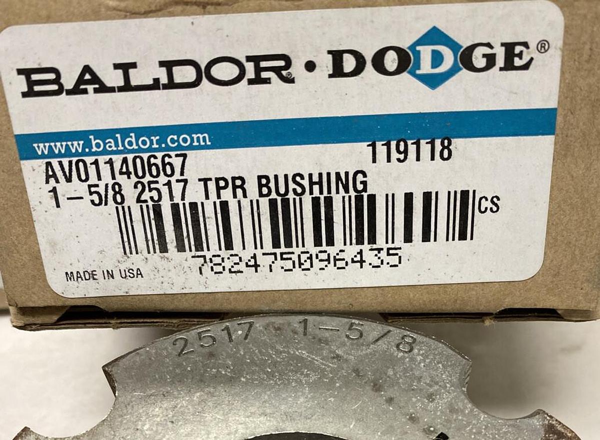 Baldor  Dodge,2517,Taper Lock Bushing 1-5/8 IN LOT OF 2 NOS