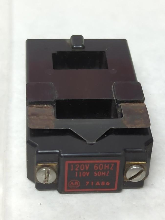 Used ALLEN-BRADLEY,71A86,COIL 120V 60HZ 110V 50HZ LOT OF 2 PRE-OWNED