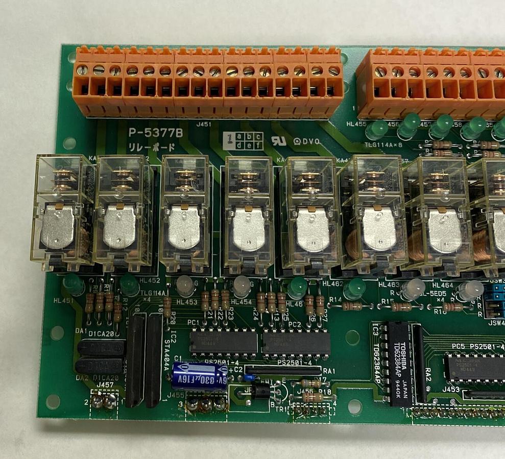Used ISHIDA,P-5377B,RELAY OUTPUT BOARD