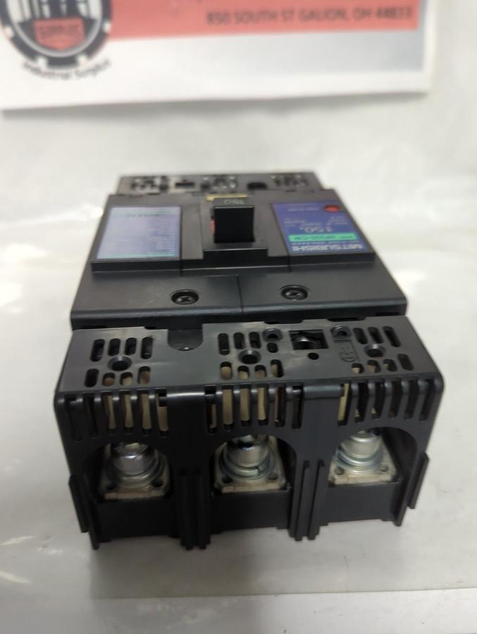 Used MITSUBISHI,NF22S-CW,NO FUSE CIRCUIT BREAKER 150 AMP PRE-OWNED