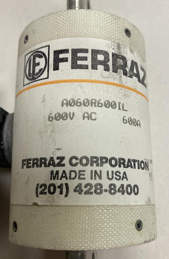 Ferraz,A060R600IL,Protistor Fuse 600V 600A NOS Lot of 4