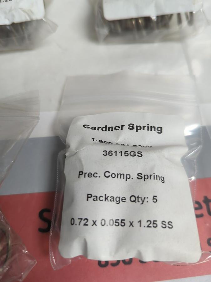 GARDNER SPRINGS,36115GS,PREC. COMP. SPRING LOT OF 25PCS NOS