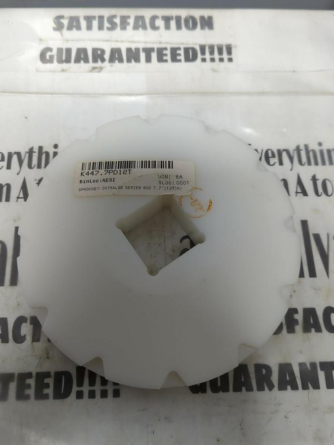 INTRALOX,SEC1785 S600 7.7PD,12T SPROCKET 1-1/2 INCH ID NOS