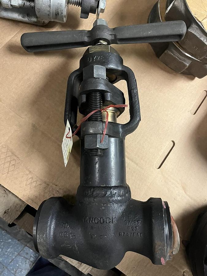 HANCOCK,7130W-3-0219,SIZE 2 LOOSE BACKSEAT VALVE CLASS 1690 B16.34 4225 CWP