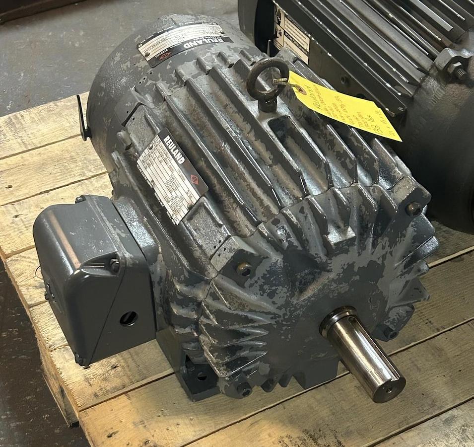 Used REULAND,0075C-XAAB-0008,BRAKE MOTOR 7.5HP 460V 1800RPM 3PH 213T FRAME
