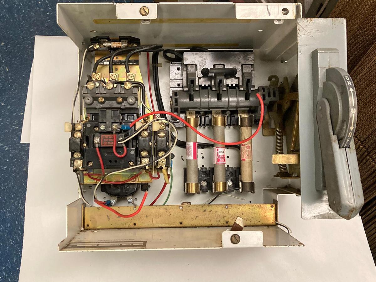 Used Allen-Bradley,Size 1,12 INCH MCC Starter Bucket 10 HP 480V 3 Phase