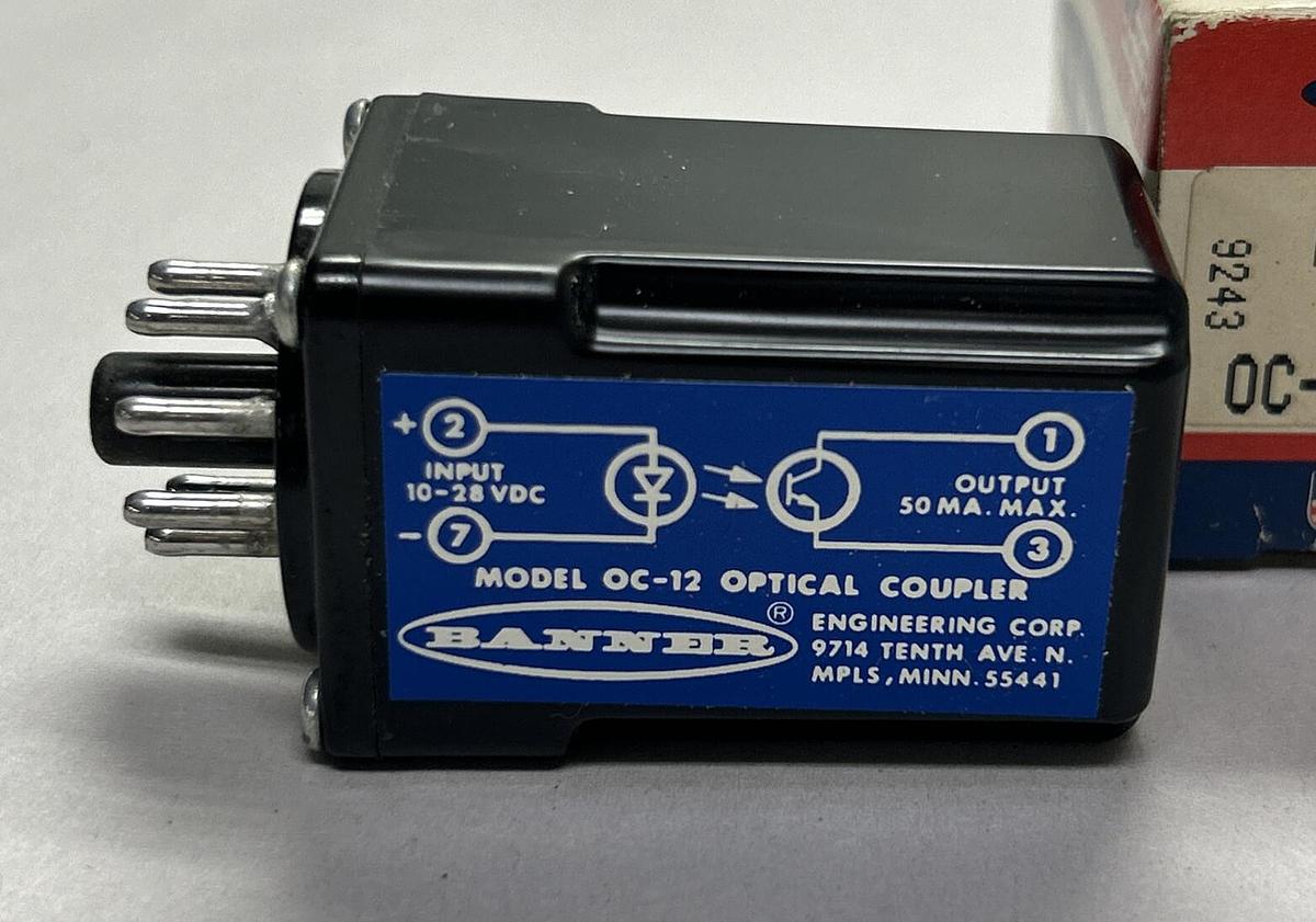 Used BANNER,OC-12,OPTICAL COUPLER MODULE NEW