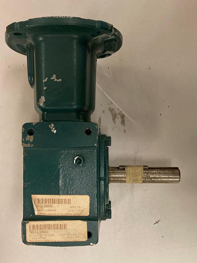 Used Dodge,202A15L14,Gear Speed Reducer  Ration 15:1 HP 1.92