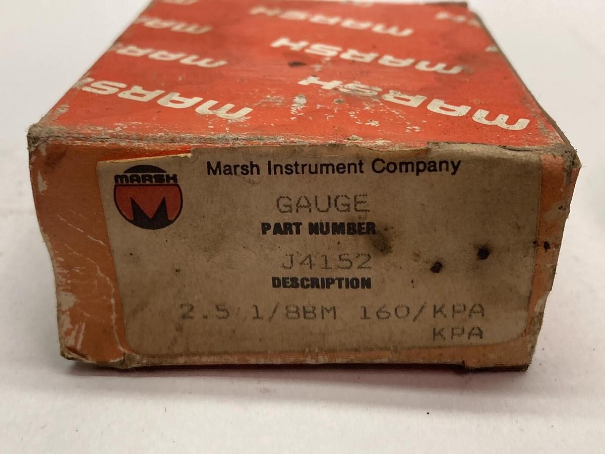 Marsh,J4152,Air Pressure Gauge