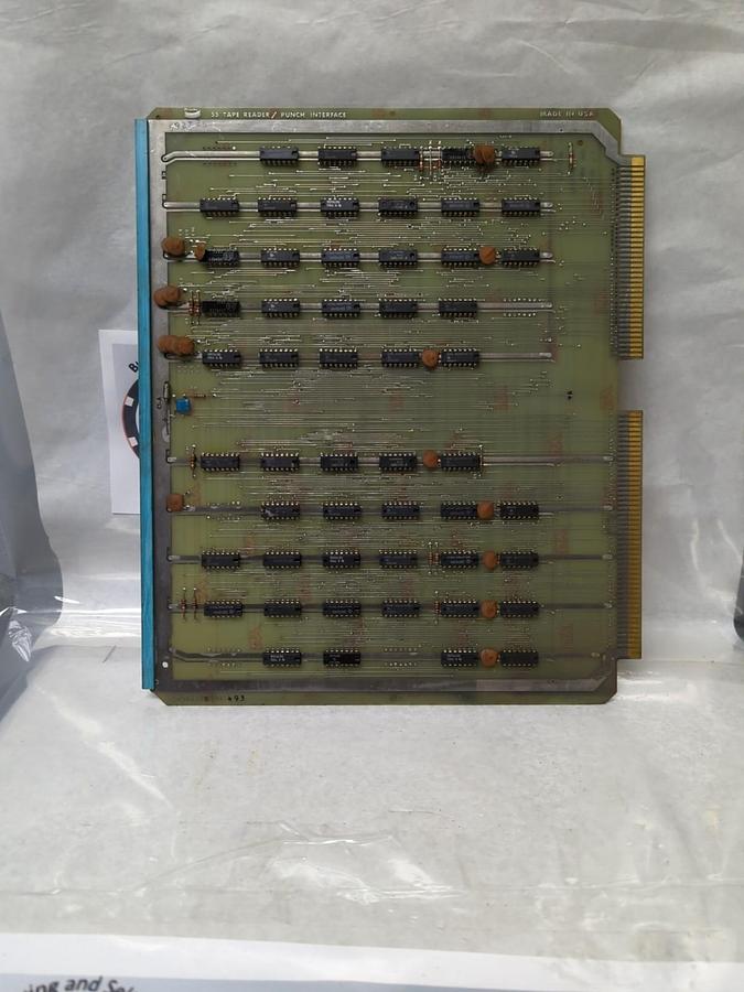 Used BENDIX,3731354B,S5 TAPE READER/PUNCH INTERFACE CIRCUIT BOARD PRE-OWNED