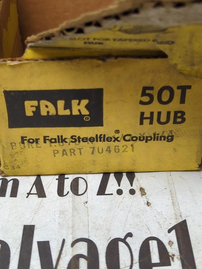FALK,704621,50T HUB BORE 1.875  KW 1/2X1/4 NOS