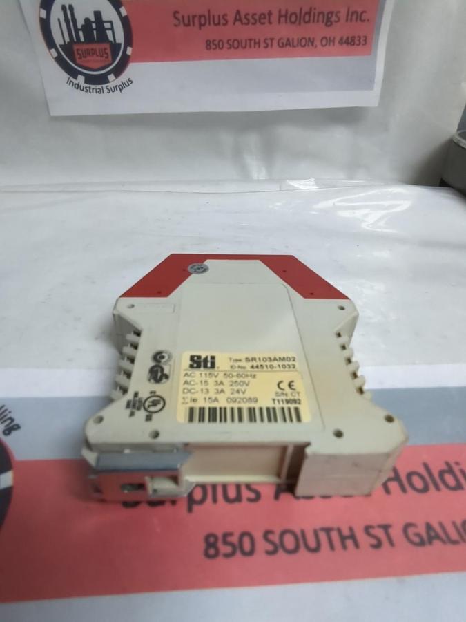 Used STI,SR103AM02,SAFETY RELAY 44510-1032 PRE-OWNED