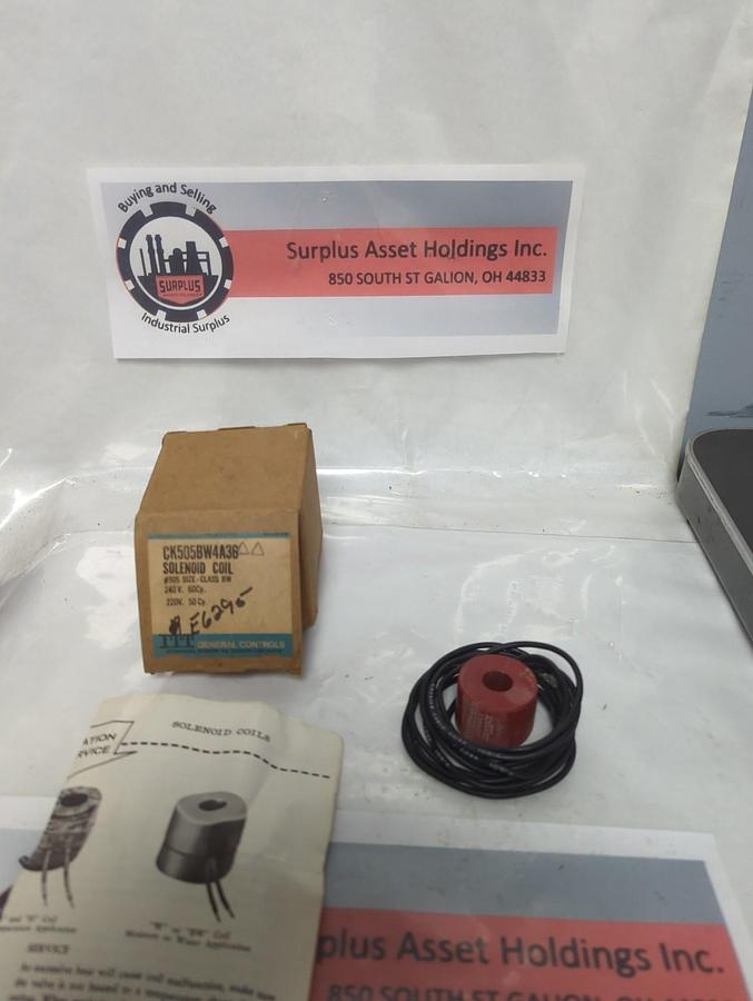 GENERAL CONTROLS,CK505BW4A36,COIL SIZE 505 CLASS BW NOS