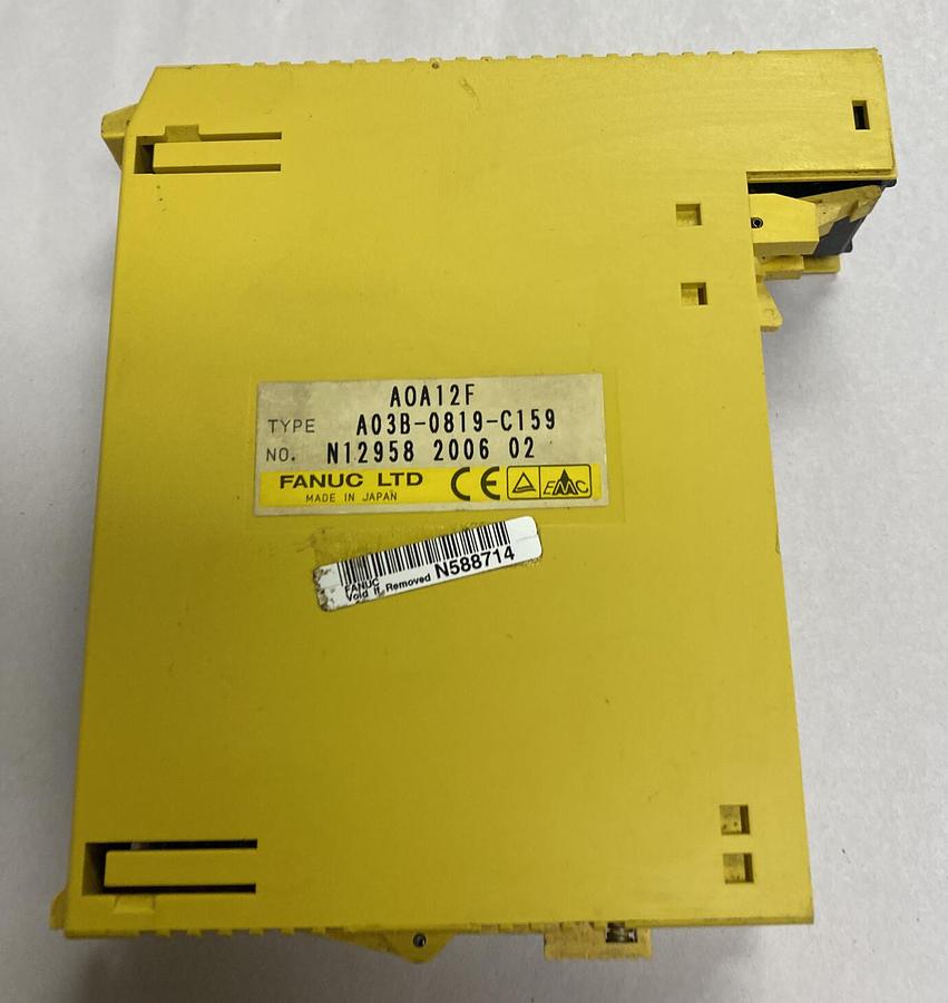 Used FANUC,A03B-0819-C159,OUTPUT MODULE A0A12F