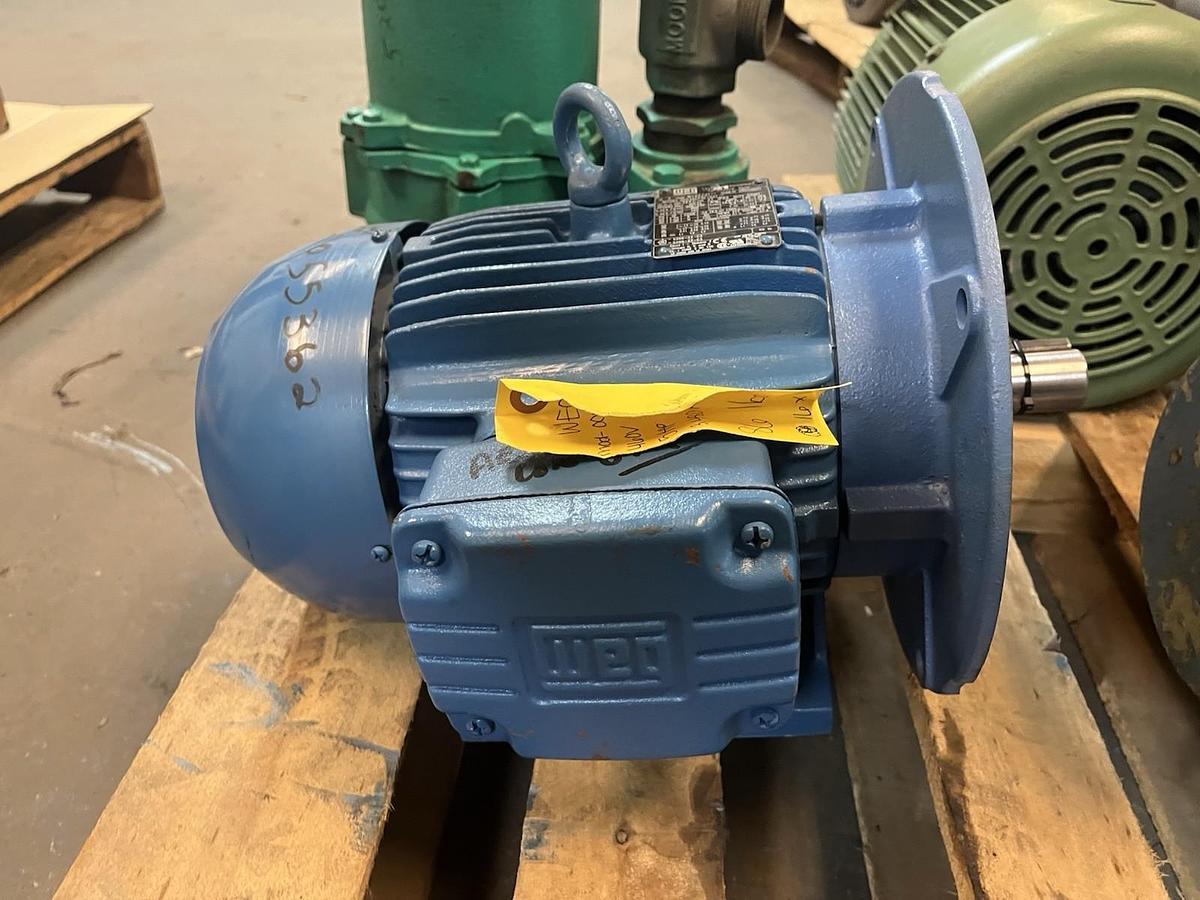 WEG,00536EP3E184TC,W21 SEVERE DUTY MOTOR 5HP 3480RPM 3PH W182TC W184TC