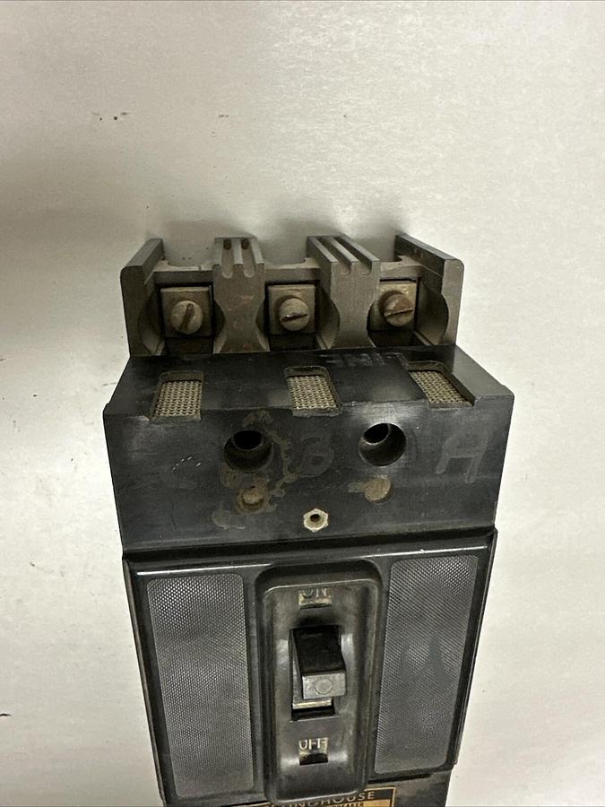 Used Westinghouse,1222033,F Frame 3 Pole 20 Amp 600 VAC Circuit Breaker