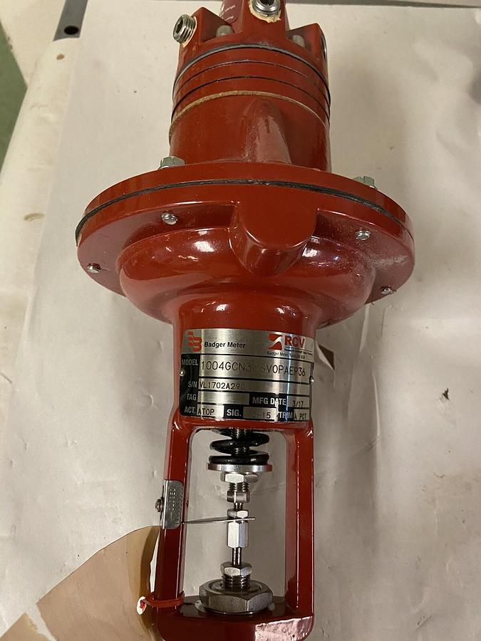 Badger,1004GCN36SVOPAEP36,1 INCH Actuator Valve CF8/8M 1500 CWP